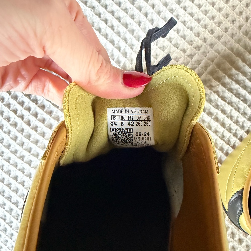 adidas Women’s  Gold and Black Tokyo Sneakers - Picture 5 of 7